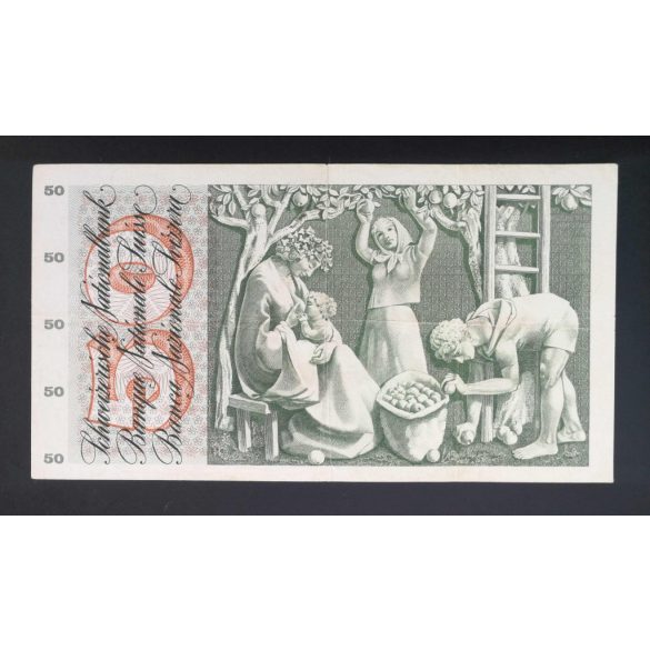 Switzerland 50 Francs 1970 F+