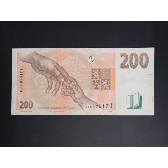 Czech Republic 200 Korun 1998 VF+