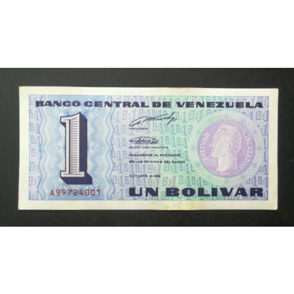 Venezuela 1 Bolivar 1989 Aunc-