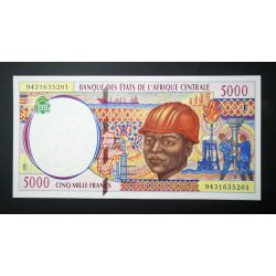 Közép-Afrikai Államok Kamerun 5000 Francs 1994-97 UNC