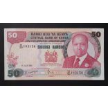 Kenya 50 Shillings 1985 Unc