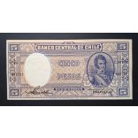 Chile 5 Pesos 1958 Unc