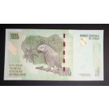 Kongó 1000 Francs 2022 UNC