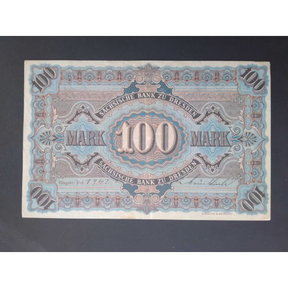 Germany 100 Mark 1911 F