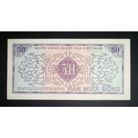 Dél-Vietnám 50 Dong 1966 aUNC+
