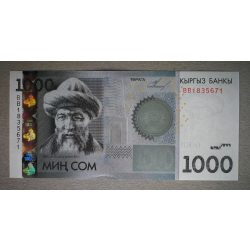 Kirgizisztán 1000 Com 2010 UNC