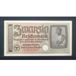 Germany 20 Reichsmark 1940-45 XF