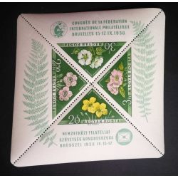 1958 FIP I, Flower I.-block * MH