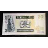 Hong Kong 20 Dollars 1995 SCB UNC
