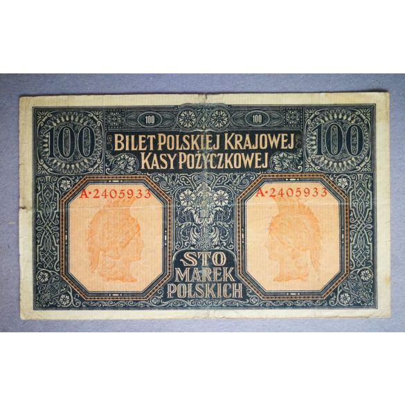 Poland 100 Marek 1916 F+
