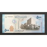 Syria 500 Pounds 2013 UNC