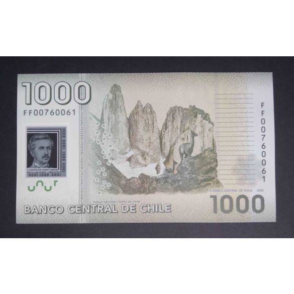 Chile 1000 Pesos 2020 Unc 
