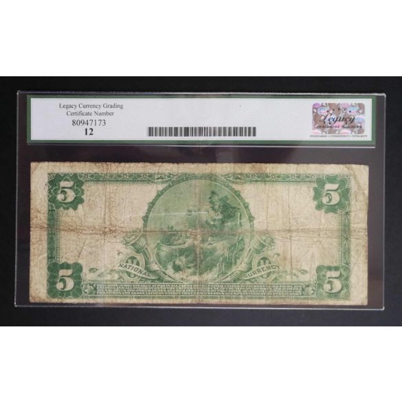 USA 5 Dollars 1902/5 Merchants National Bank Banknote certified LCG 12 F