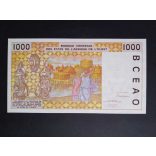 West African States Senegal 1000 Francs 1992 XF+