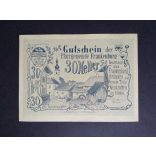 Austria 30 Heller 1920 Unc Frankenburg