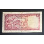 Belga Kongó 50 Francs 1959 F