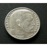 Németország 2 Márka 1938 8 g ezüst