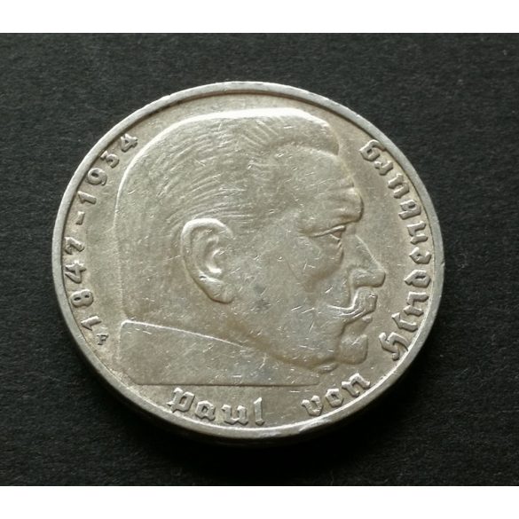 Németország 2 Márka 1938 8 g ezüst