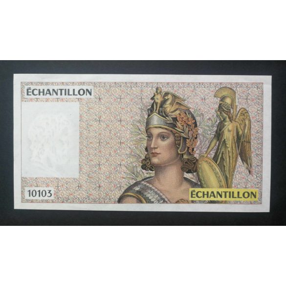 France Echantillon 10103 test banknote AUNC+