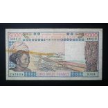 Nyugat-Afrikai Államok, Burkina Faso 5000 Francs 1992 F-