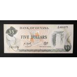 Guyana 5 Dollars 1992 UNC-