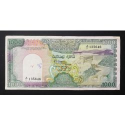 Sri Lanka 1000 Rupees 1989 F-