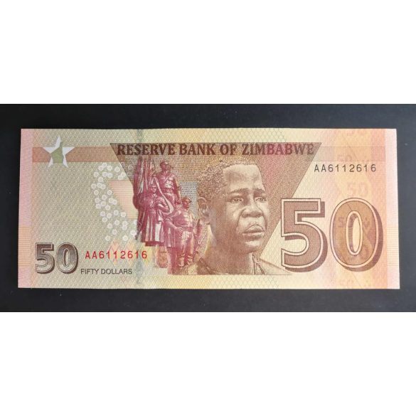 Zimbabwe 50 Dollars 2020/21 UNC 