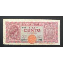 Italy 100 Lire 1944 F