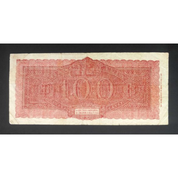 Italy 100 Lire 1944 F