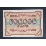 Germany 500000 Mark 1923 F Duisburg