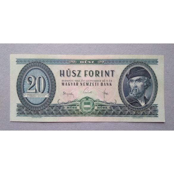 Magyarország 20 Forint 1965 VF+