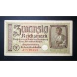 Germany 20 Reichsmark 1940-45 VF