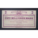 Germany  Freital 2 Million Mark 1923 VF