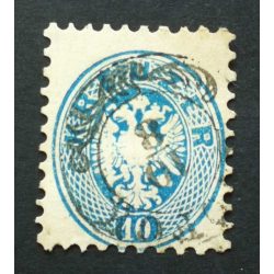   Magyarország 1863/64 Könyvnyomat 10 Kr. (SI)ÓFOK D2.3 Gudlin 100 H