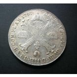 Magyarország I. Ferenc koronás Tallér 1797 B aXF/XF, ezüst  29,54 g