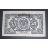 Oroszország 25 Rubel Kelet-Szibéria Priamur Régió 1918/20 F