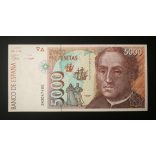 Spain 5000 Pesetas 1992 UNC