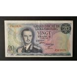 Luxembourg 20 Francs 1966 VF