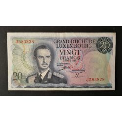 Luxembourg 20 Francs 1966 VF