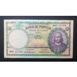 Portugália 20 Escudos 1954 F