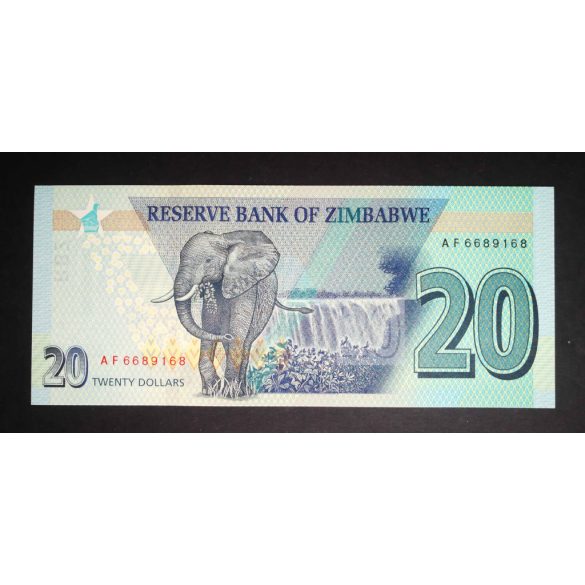Zimbabwe 20 Dollars 2020 UNC