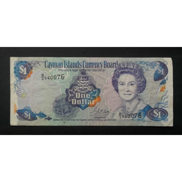 Cayman Islands 1 Dollar 1996 F