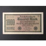 Germany 1000 Mark 1922 XF