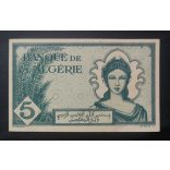 Algéria 5 Francs 1942 XF 