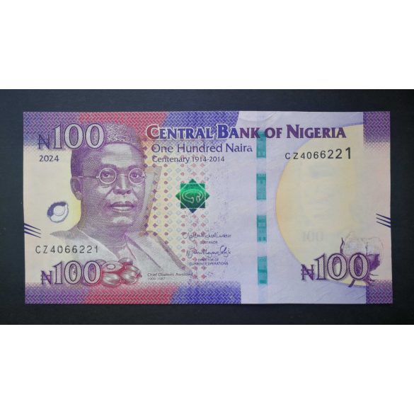 Nigéria 100 Naira 2024 UNC