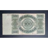 Germany 100 Reichsmark 1924 VG+