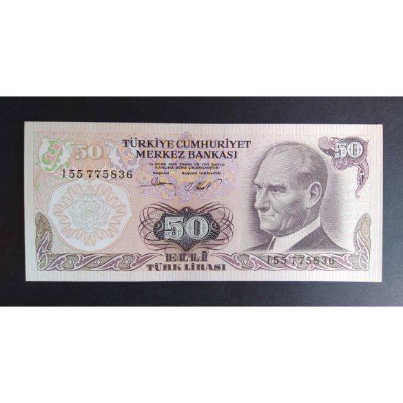 Turkey 50 Lira 1983-87 Unc-