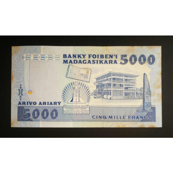 Madagaszkár 5000 Ariary 1987 Aunc