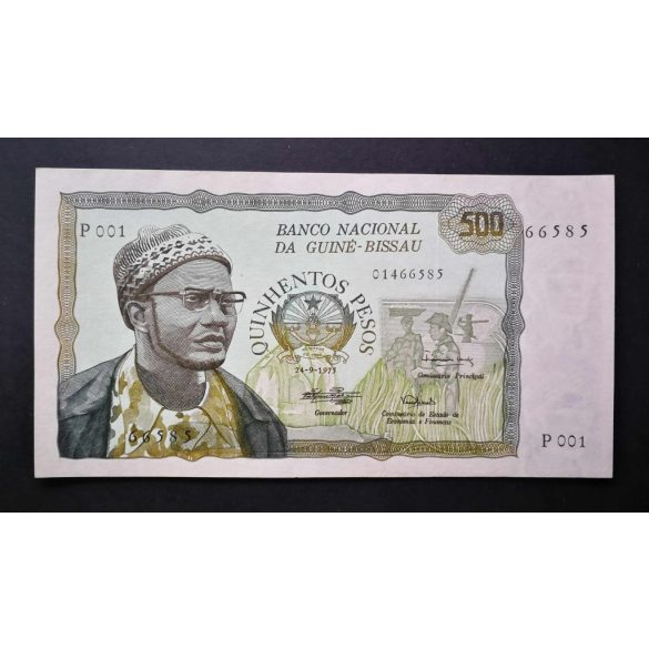 Bissau-Guinea 500 Pesos 1975 aUNC+
