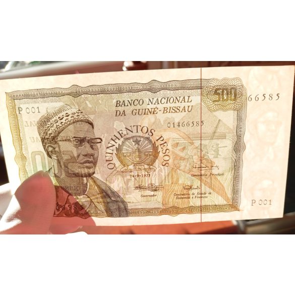 Bissau-Guinea 500 Pesos 1975 aUNC+